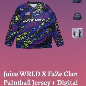 Juice WRLD x faze pair ball uniform set